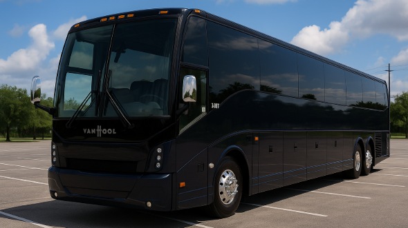 Exterior of West Virginia Party Bus Company's ADA Charter Bus in West Virginia