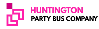 huntington party bus company logo